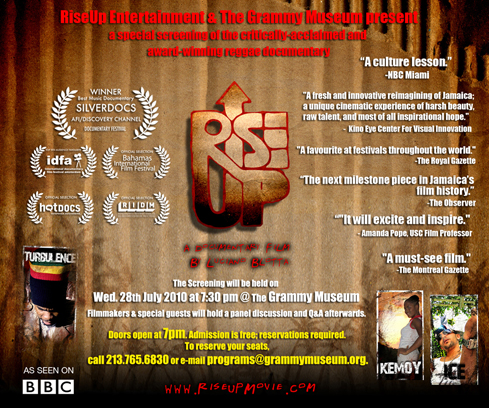 Rise Up Grammy invite Rise Up Grammy invite