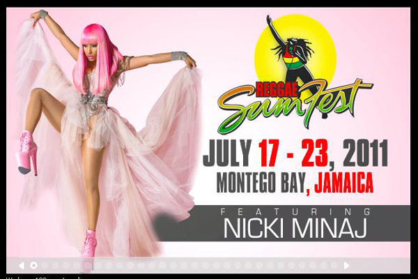 nicky minaj for reggae sumfest 2011 internationl night vids