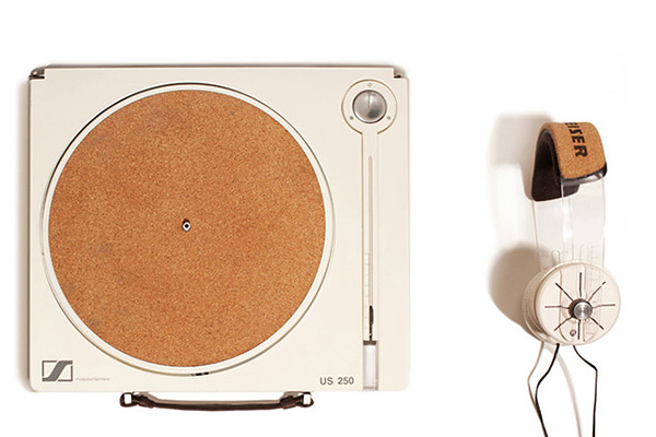 sennheiser eco vinyl turntable concept