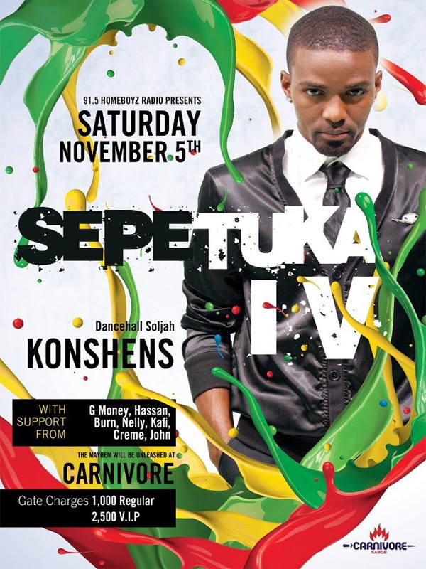 Konshens in Kenya at Sepetuka IV