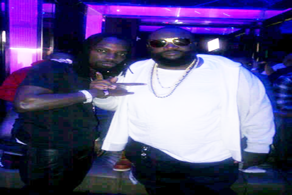 Mavado ick Ross in Miami at club Liv