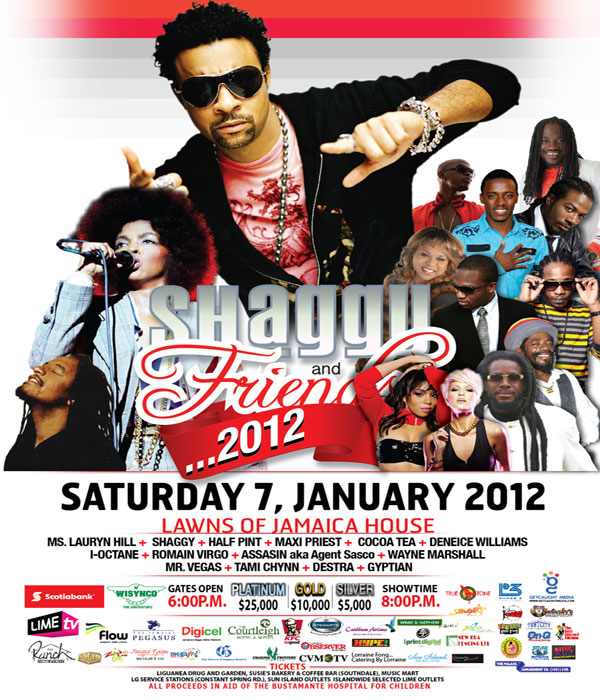 Shaggy & Friends 2012 LineUp