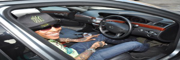 photo of vybz kartel s class benz