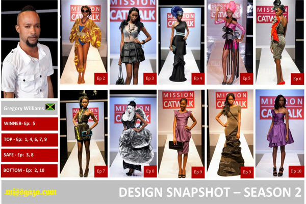 Gregory Williams design episode10 Mission Catwalk 2
