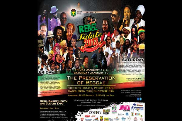 REBEL SALUTE THE PRESERVATION OF REGGAE 2013