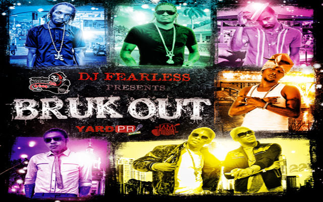 STREAM OR DOWNLOAD DANCE HALL MIXTAPE DJ FearLess Bruk Out July 2013