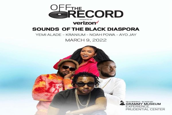 kranium, noah powa panelist for off the record grammy museum new jersey 2022