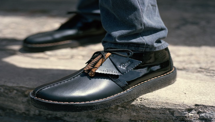 patta clarks collaoration new desert trk booth black