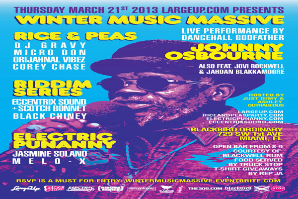 reggae dancehall party in maimi for Winter-Music-2013