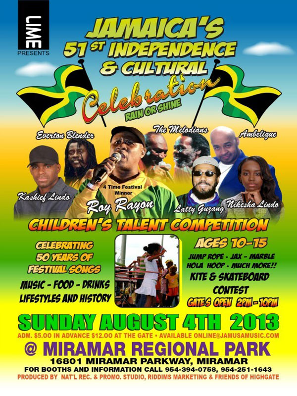 south florida celebrates jamaica 51 st independence anniversary